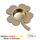 Teelichthalter Kleeblatt